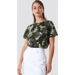 NA-KD Trend T-shirt moro Banana - Green,Multicolor. Zielone t-shirty damskie marki NA-KD Trend, z nadrukiem, z okrągłym kołnierzem. W wyprzedaży za 32,38 zł.