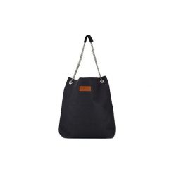 Torba Mili-tu Mili Chic 5 black łańcuch. Czarne torebki klasyczne damskie marki Militu, bez wzorów, bez dodatków. Za 179,00 zł.