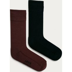 Levi's - Skarpetki (2-pack). Niebieskie skarpetki męskie Levi's®, bez wzorów, z elastanu. Za 49,90 zł.