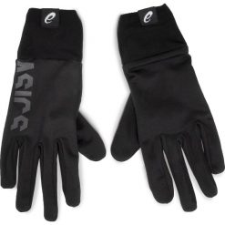 Rękawiczki Damskie ASICS - Running Gloves 3013A033 Performance Black 001. Czarne rękawiczki damskie Asics, bez wzorów, z elastanu. Za 89,00 zł.
