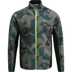 Kurtki sportowe męskie: Spyder CONSTANT NOVELTY TAILORED MID Kurtka z polaru guard camo print/black