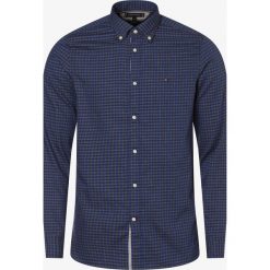 Tommy Hilfiger - Koszula męska, niebieski. Niebieskie koszule męskie TOMMY HILFIGER, m, bez wzorów, z bawełny, eleganckie, bez kołnierzyka, bez rękawów. Za 199,95 zł.