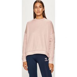 Hummel - Bluza. Różowe bluzy damskie Hummel, s, z nadrukiem, z bawełny, bez rękawów, bez kaptura. W wyprzedaży za 119,90 zł.