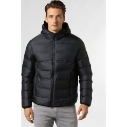 EA7 Emporio Armani - Męska kurtka puchowa, niebieski. Niebieskie kurtki męskie EA7 Emporio Armani, s, bez wzorów, z puchu, bez kaptura. Za 999,95 zł.