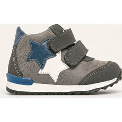 Kornecki - Buty dziecięce. Szare trampki chłopięce Kornecki, bez wzorów, z zamszu, sportowe, bez zapięcia. Za 149,90 zł.
