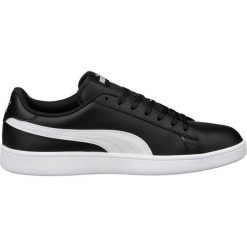 Czarne Buty Puma Smash v2 L M 365215 04. Czarne buty sportowe męskie Puma, z gumy, bez zapięcia. W wyprzedaży za 249,00 zł.