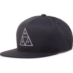 Czapka z daszkiem HUF - Essentials Tt Snapback HT00344 Charcoal. Szare czapki męskie HUF, bez wzorów, z bawełny. Za 169,00 zł.