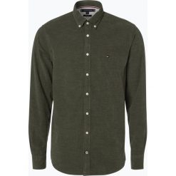 Tommy Hilfiger - Koszula męska, zielony. Szare koszule męskie marki TOMMY HILFIGER, l, z bawełny, button down, z długim rękawem. Za 449,95 zł.