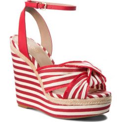 Espadryle ALDO - Riliviel 56153014 62. Czerwone espadryle damskie ALDO, bez wzorów, ze skóry ekologicznej, bez obcasa, na obcasie. W wyprzedaży za 259,00 zł.