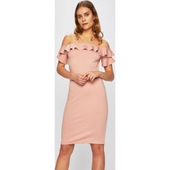 Vero Moda - Sukienka. Czarne sukienki damskie Vero Moda, na co dzień, s, bez wzorów, z elastanu, casualowe, bez kołnierzyka, z krótkim rękawem, krótkie, mini, proste. W wyprzedaży za 79,90 zł.