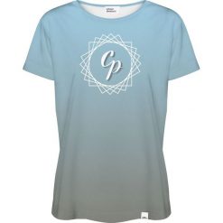 Colour Pleasure Koszulka damska CP-030 292 niebiesko-szara r. XL/XXL. Niebieskie bluzki damskie marki Colour pleasure, xl. Za 70,35 zł.
