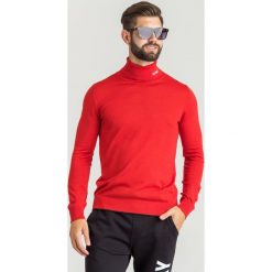 GOLF Ice Play. Czerwone swetry męskie Ice Play, xxl, z nadrukiem, z dzianiny, z golfem, bez kaptura. Za 309,50 zł.