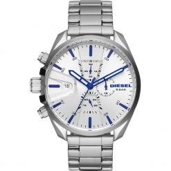 Zegarek DIESEL - MS9 Chrono DZ4473 Silver/Silver. Szare zegarki męskie Diesel. Za 849,00 zł.