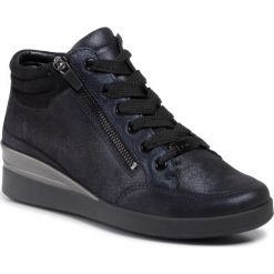 Sneakersy ARA - 12-43303-78 Blue/Schwarz. Niebieskie półbuty damskie ara, z zamszu. W wyprzedaży za 379,00 zł.