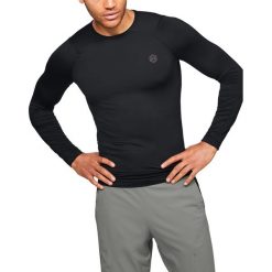 Under Armour RUSH™ Koszulka Czarny. Czarne podkoszulki męskie Under Armour, l, bez wzorów, z elastanu, z długim rękawem. Za 274,95 zł.