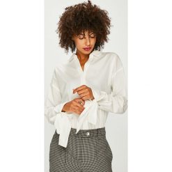 Vero Moda - Koszula Flow. Szare koszule wiązane damskie Vero Moda, l, z bawełny, casualowe, z klasycznym kołnierzykiem, z długim rękawem. W wyprzedaży za 119,90 zł.