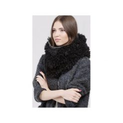 Szaliki damskie: Dwustronny Elegancki Komin Tuba Szal Sztuczne futro Czarny
