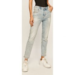 Diesel - Jeansy Babhila. Niebieskie jeansy damskie Diesel, s, bez wzorów, z elastanu. W wyprzedaży za 599,90 zł.