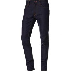 Nudie Jeans THIN FINN Jeansy Slim Fit organic dry ecru embo. Niebieskie jeansy męskie marki Nudie Jeans, m, bez wzorów. Za 419,00 zł.