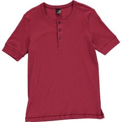 Koszulka w kolorze czerwonym. Czerwone t-shirty chłopięce Schiesser Boys, bez wzorów, bez rękawów. W wyprzedaży za 39,95 zł.