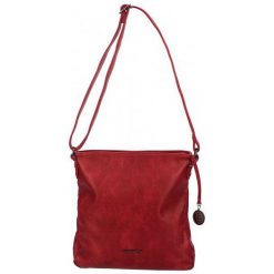 Justbag Torebka Damska Czerwona. Czerwone torebki klasyczne damskie marki Justbag, bez wzorów, bez dodatków. W wyprzedaży za 140,00 zł.