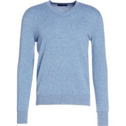 Swetry klasyczne męskie: Falke Sweter light blue melange