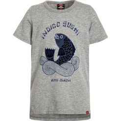 Scotch Shrunk SOUVENIR SHORT SLEEVE Tshirt z nadrukiem grey melange. Szare t-shirty damskie marki Scotch Shrunk, z nadrukiem, z bawełny. Za 129,00 zł.