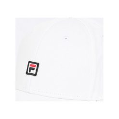 Fila - Czapka. Białe czapki z daszkiem damskie marki Fila, z bawełny. W wyprzedaży za 79,90 zł.