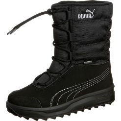 Puma BORRASCA III GTX WTR Śniegowce black. Czarne kozaki dziewczęce Puma, z poliesteru. W wyprzedaży za 279,20 zł.