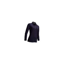 Koszulka polo do golfa damska. Niebieskie koszulki damskie polo INESIS, m, bez wzorów, z elastanu, bez rękawów. Za 49,99 zł.