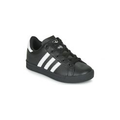 Buty Dziecko adidas COAST STAR C. Czarne trampki dziewczęce Adidas, bez wzorów, retro, bez zapięcia. Za 197,10 zł.