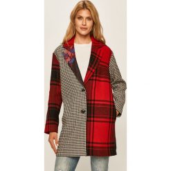Desigual - Płaszcz. Płaszcze damskie Desigual, bez wzorów, z bawełny. Za 1249,00 zł.