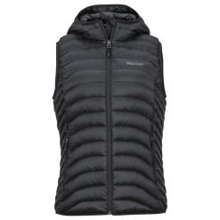 Marmot Wm's Bronco Hooded Vest Black M. Czarne kamizelki damskie bez kaptura Marmot, s, bez wzorów, z puchu, sportowe, bez kaptura. W wyprzedaży za 399,00 zł.