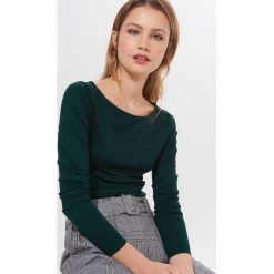 Bluzka basic - Khaki. Brązowe bluzki damskie Mohito, s. Za 49,99 zł.