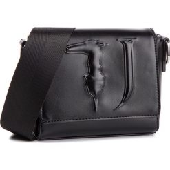 Torebka TRUSSARDI JEANS - T-Easy Cacciattora 75B00649 Black On Tone K300. Czarne listonoszki damskie Trussardi Jeans, na co dzień, bez wzorów, z jeansu, eleganckie, bez dodatków. Za 429,00 zł.