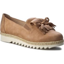 Espadryle CAPRICE - 9-24700-38 Nut Suede 326. Brązowe tomsy damskie Caprice, z nubiku, na płaskiej podeszwie. W wyprzedaży za 179,00 zł.