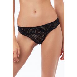 Etam - Stringi Bird. Czarne majtki damskie marki Etam, bez wzorów, z elastanu. W wyprzedaży za 49,90 zł.