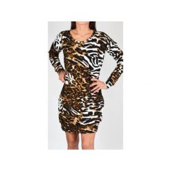CARMEN sukienko-bluza golf komin. Szare kominy damskie Collibri, na zimę, xs, z dresówki, długie. Za 189,00 zł.