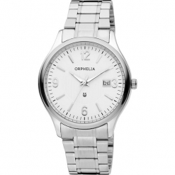 Zegarek kwarcowy w kolorze srebrno-białym. Szare, analogowe zegarki męskie Esprit Watches, ze stali. W wyprzedaży za 181,95 zł.