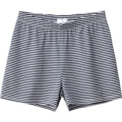Lejące szorty w prążki 10-16 lat. Niebieskie spodenki chłopięce marki La Redoute Collections, w paski, z bawełny, klasyczne. Za 35,24 zł.