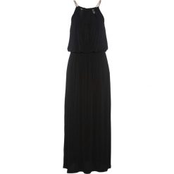 Sukienka maxi shirtowa bonprix czarny. Czarne sukienki damskie bonprix, bez wzorów, bez kołnierzyka, bez rękawów, maxi. Za 119,99 zł.