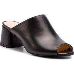 Klapki SERGIO BARDI - SB-31-07-000043 101. Czarne klapki damskie marki Sergio Bardi, bez wzorów, ze skóry, bez obcasa, na obcasie. Za 279,00 zł.
