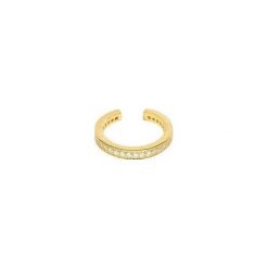Nausznica Classic Dots Gold. Żółte kolczyki damskie Alicja&maria jewellery, pozłacane. Za 99,00 zł.