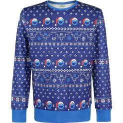 Ulica Sezamkowa Christmas Sweater Bluza wielokolorowy. Brązowe bluzy męskie rozpinane marki Black Premium by EMP, xxl, z kapturem. Za 184,90 zł.