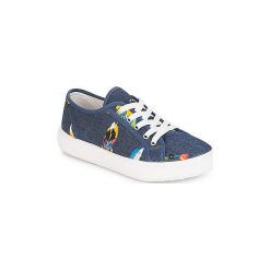 Buty Dziecko André PLUMETTE. Niebieskie trampki dziewczęce Andre, bez wzorów, bez zapięcia. Za 119,20 zł.