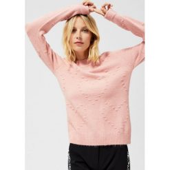 Sweter z groszkami. Swetry damskie Moodo, s, w grochy, z elastanu, bez rękawów, bez kaptura. Za 89,99 zł.