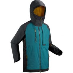 Kurtka snowboardowa i narciarska SNB JKT 900 męska. Niebieskie kurtki męskie DREAMSCAPE, xl, bez wzorów, z poliesteru, bez kaptura, narciarskie. Za 799,99 zł.