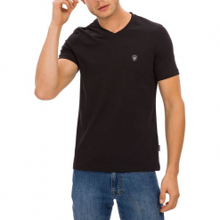 T-shirt w kolorze czarnym. Czarne t-shirty męskie GALVANNI, m. W wyprzedaży za 84,95 zł.