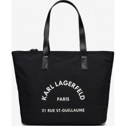Karl Lagerfeld Rue St Guillaume Torebka Czarny. Czarne torebki klasyczne damskie KARL LAGERFELD, bez wzorów, ze skóry, bez dodatków. Za 1007,95 zł.