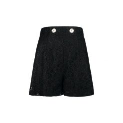 Szorty i Bermudy Guess 74G1928492Z. Czarne szorty damskie Guess, z aplikacjami. Za 199,00 zł.